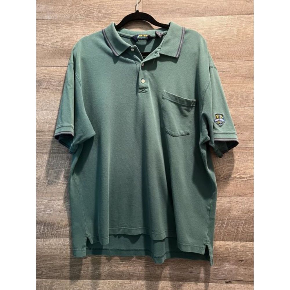 Eddie Bauer Ebtek Mens Golf Cotton Polo Shirt Size Large